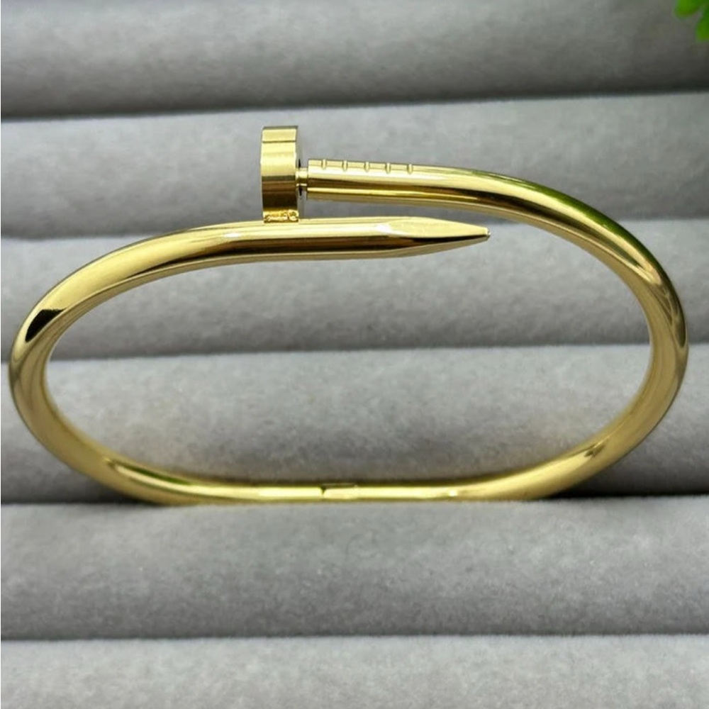NEW stainless steel Nail cuff bangle bracelet - Picture 4 of 8
